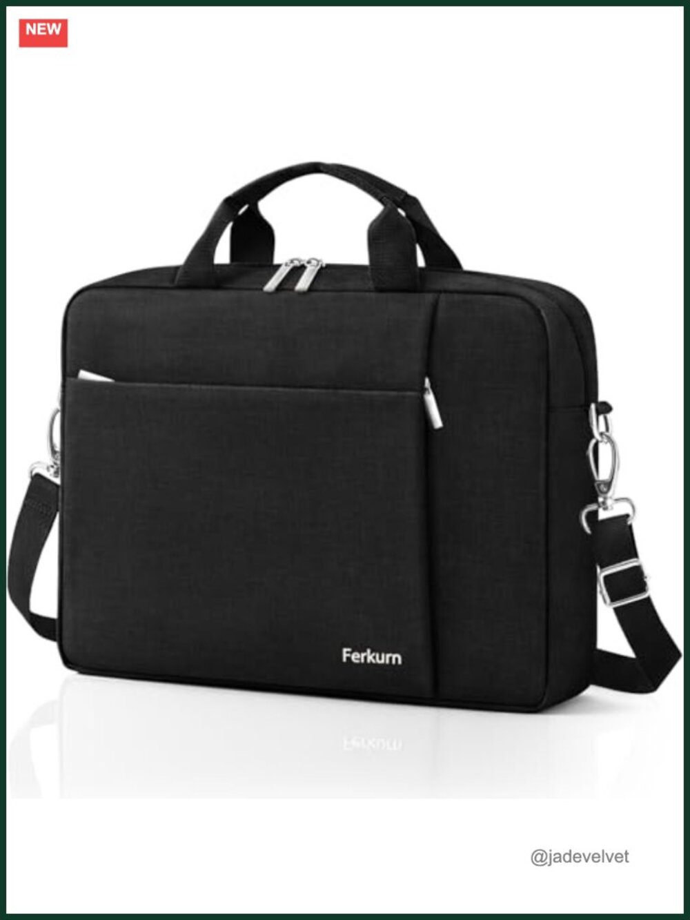 17-17.3 inch Polyester Water-Repellent Laptop Bag Detachable Shoulder Strap